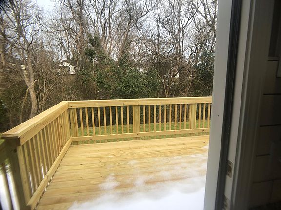 Deck on back