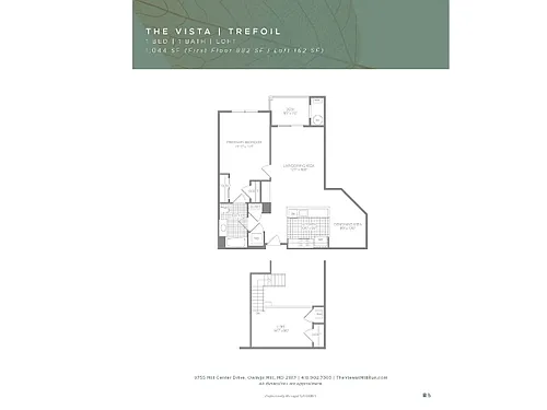 Floor plan Trefoil - Vista