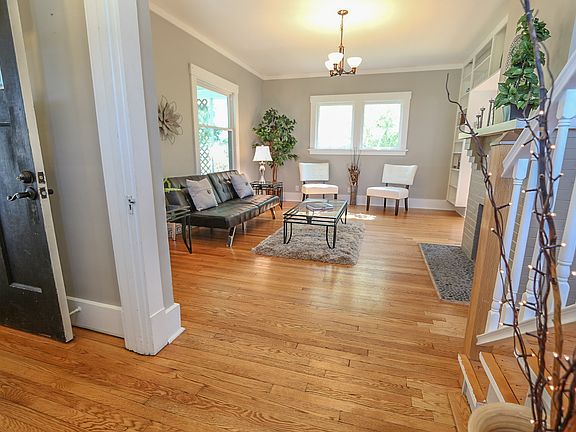 Entryway and Living Room