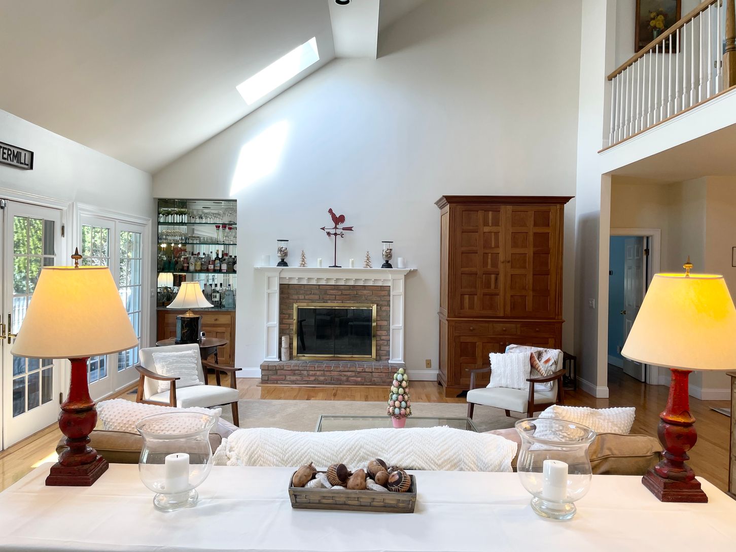  Living Room With Fireplace 