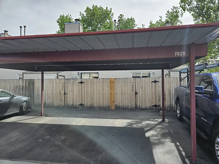 Included carport parking with open uncovered spot anywhere in the compound. The uncovered spot next to the assigned covered one is usually open.