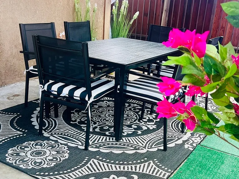 Backyard patio