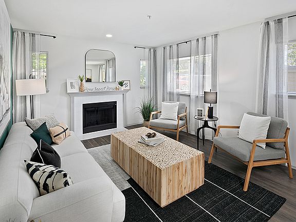 Luxury vinyl plank flooring throughout upgraded homes