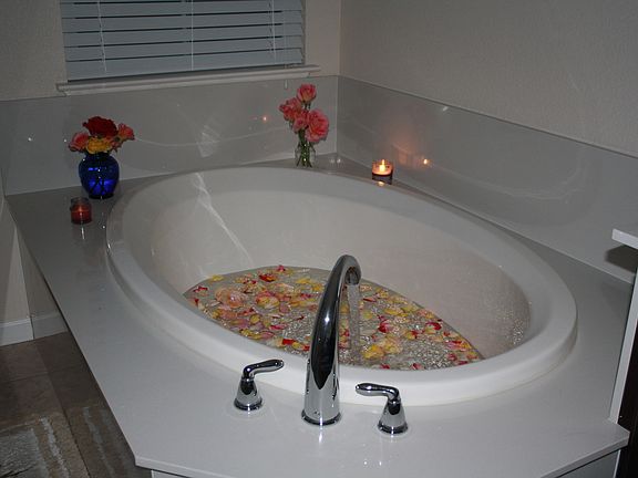 Rose petals from garden