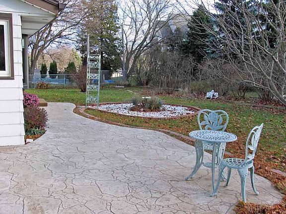 Backyard and patio