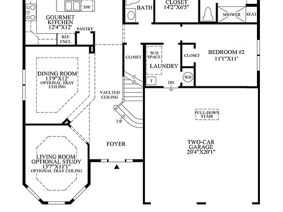 Optional Alternate 2nd Floor - 1st Floor