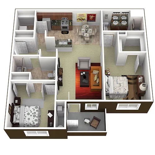 Floor plan The Malibu