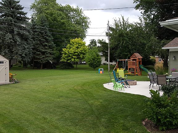 Large backyard