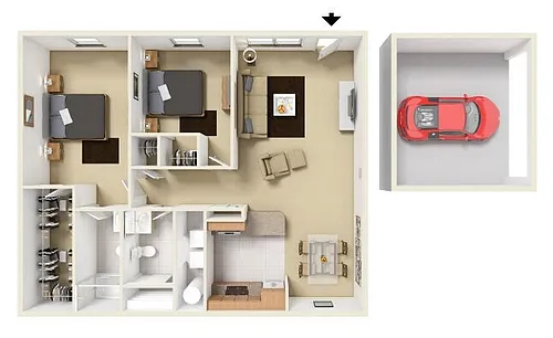 Floor plan The Arlington