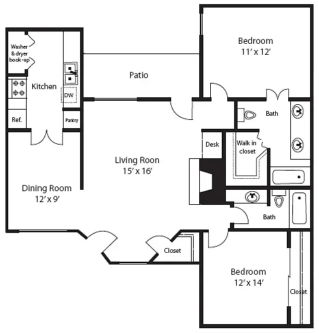 Floor plan B3