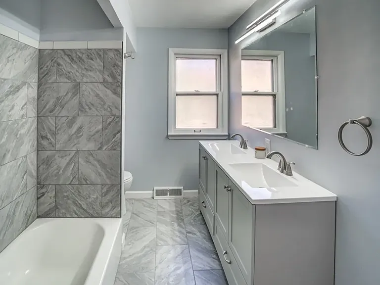 1st Floor Bathroom with Double Vanity