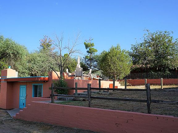 Art studio in backyard.