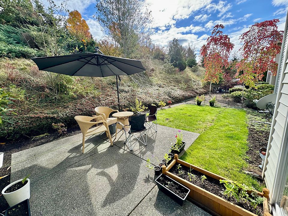 Patio with backyard