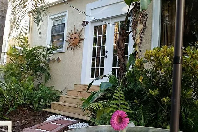 French doors from Kitchen onto back patio - 1235 Oak St NE