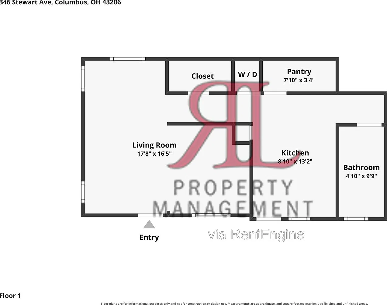 1 bed, 1.0 bath, 550 sqft, $1,049 — Photo 3