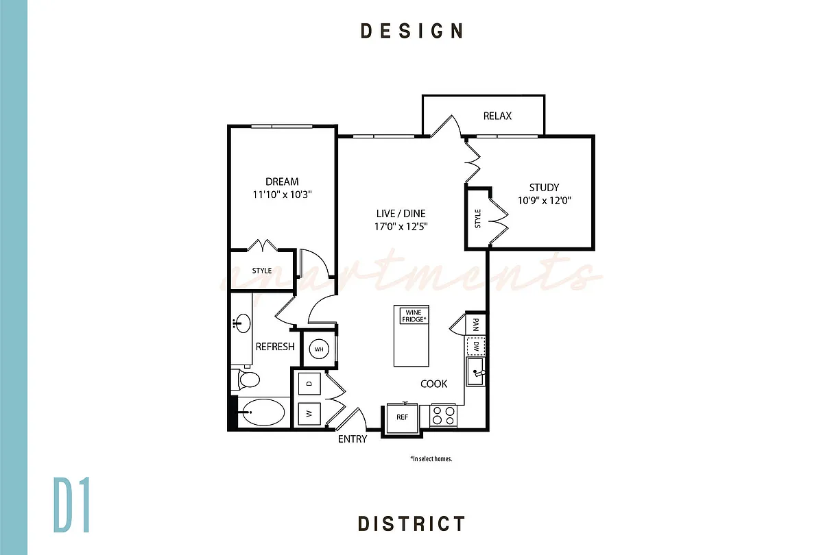 Floor plan D1