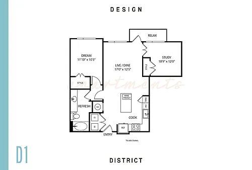 Floor plan D1