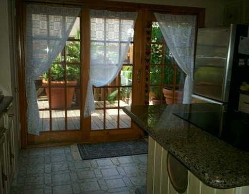 Kitchen French Doors to the Patio