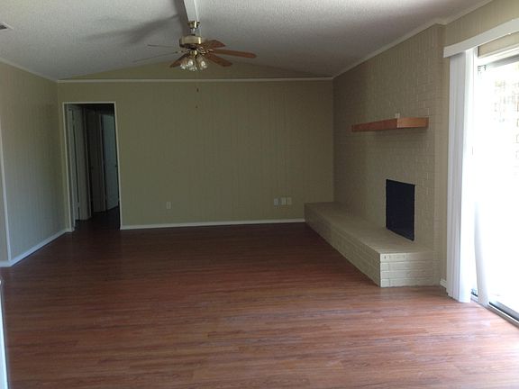 Living room with fireplace