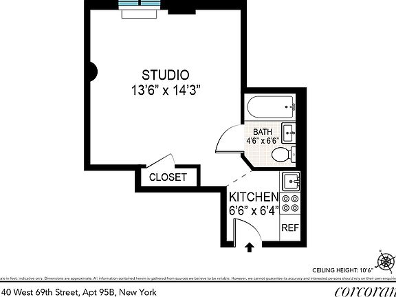 2nd image of 140 W 69th St APT 95B