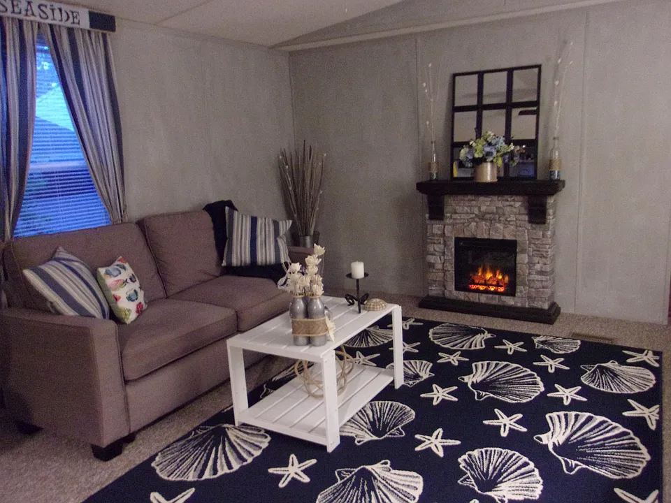 Remote controlled fireplace