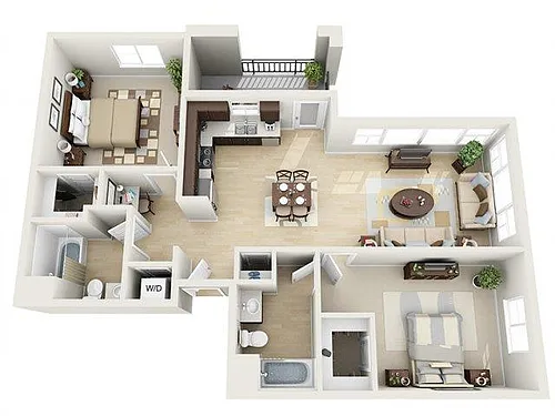 Floor plan 2C