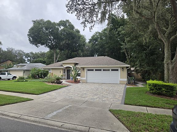 Front, 2 car garage