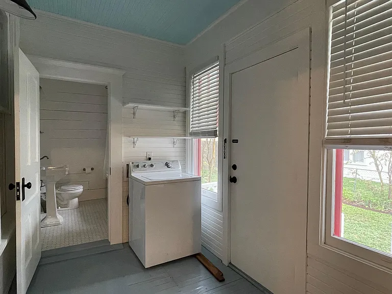 Utility room has hook-ups for washer and dryer.