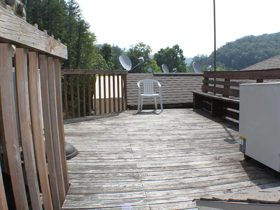 private deck on roof