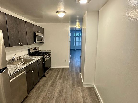 Kitchen Hallway to the Living Room
