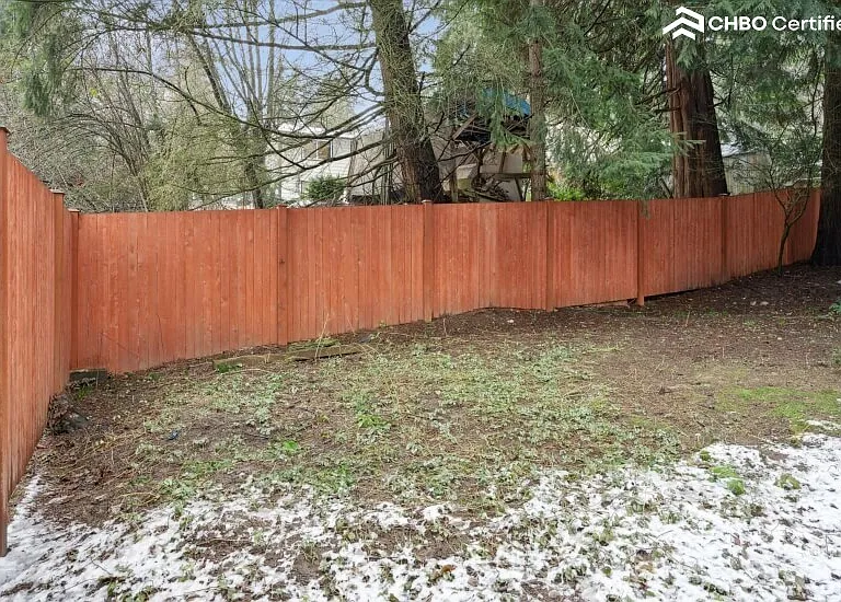 Fully Fenced yard. Great for pets and kids