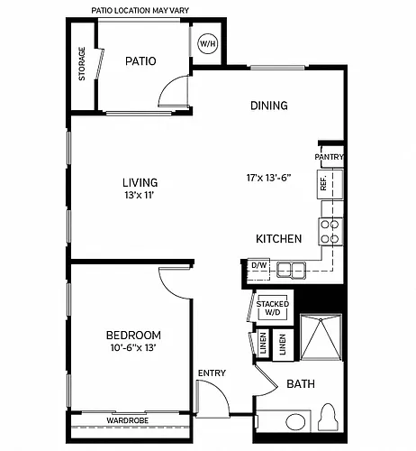 Floor plan Santa Cruz