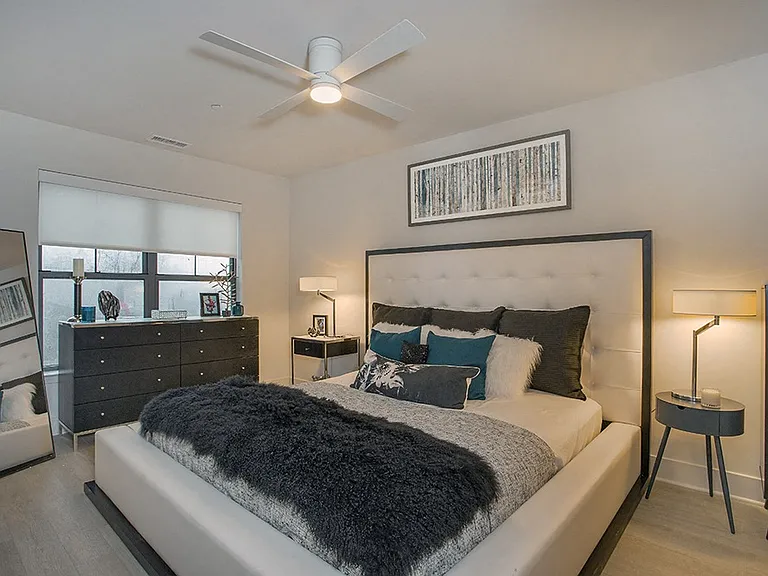 Primary Bedroom easily fits as King Bed