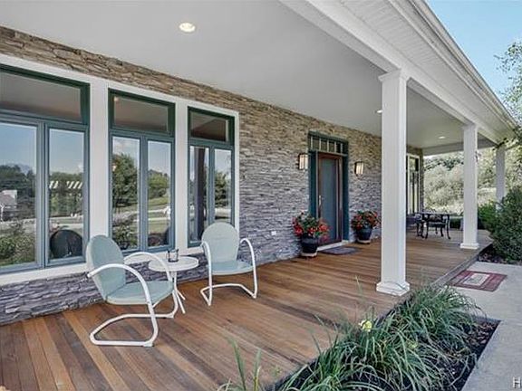 A front porch to relax, meditate or enjoy your morning coffee.