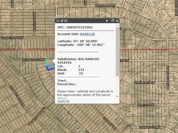 Columbria Rd, Rio Rancho, NM 87144