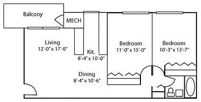 Floor plan Carnaby Avenue