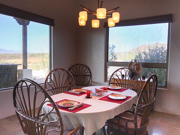 Elegant Dining area. Views