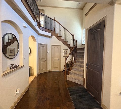 Entry view from living room