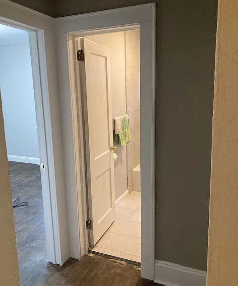 Hallway and Bathroom 1
