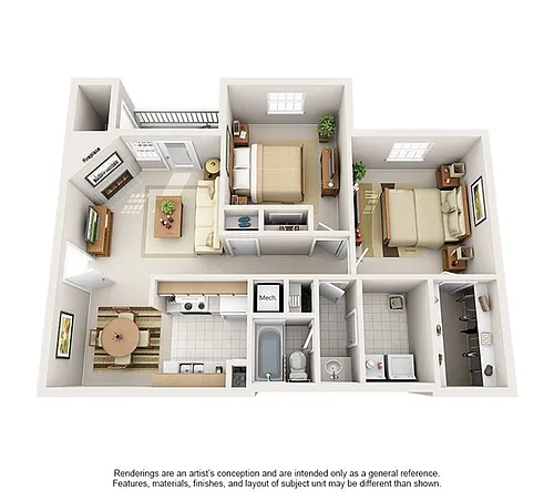 Floor plan B