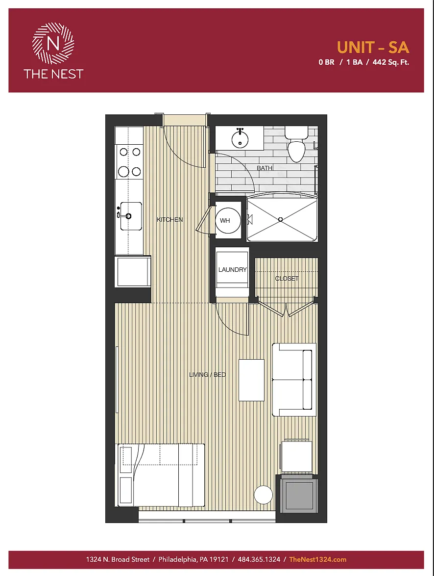 Floor plan Studio