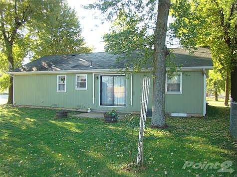 Rear view of home
