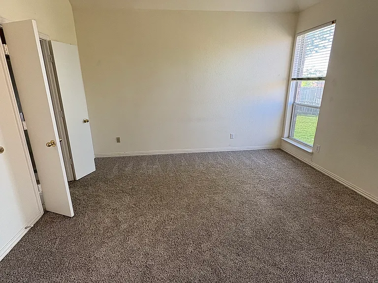 master bedroom - new carpet - downstairs