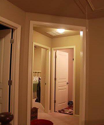 Upstairs, two guest rooms.