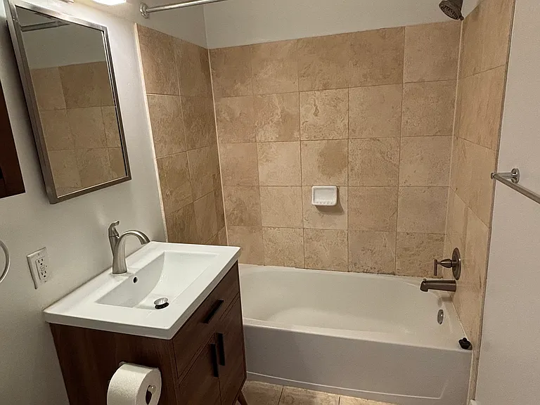 Bathtub/shower.