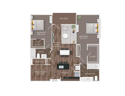 Floor plan Waverly