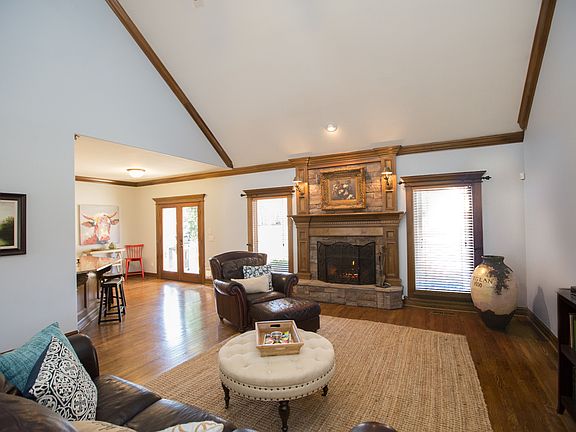 Custom Stone Fireplace