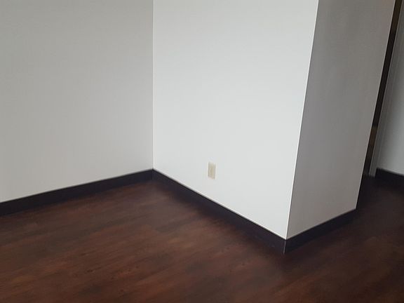 sample of flooring that will be through out the apartment