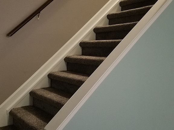 View up main stairs