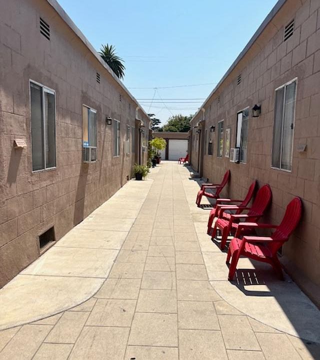 corridor with seats